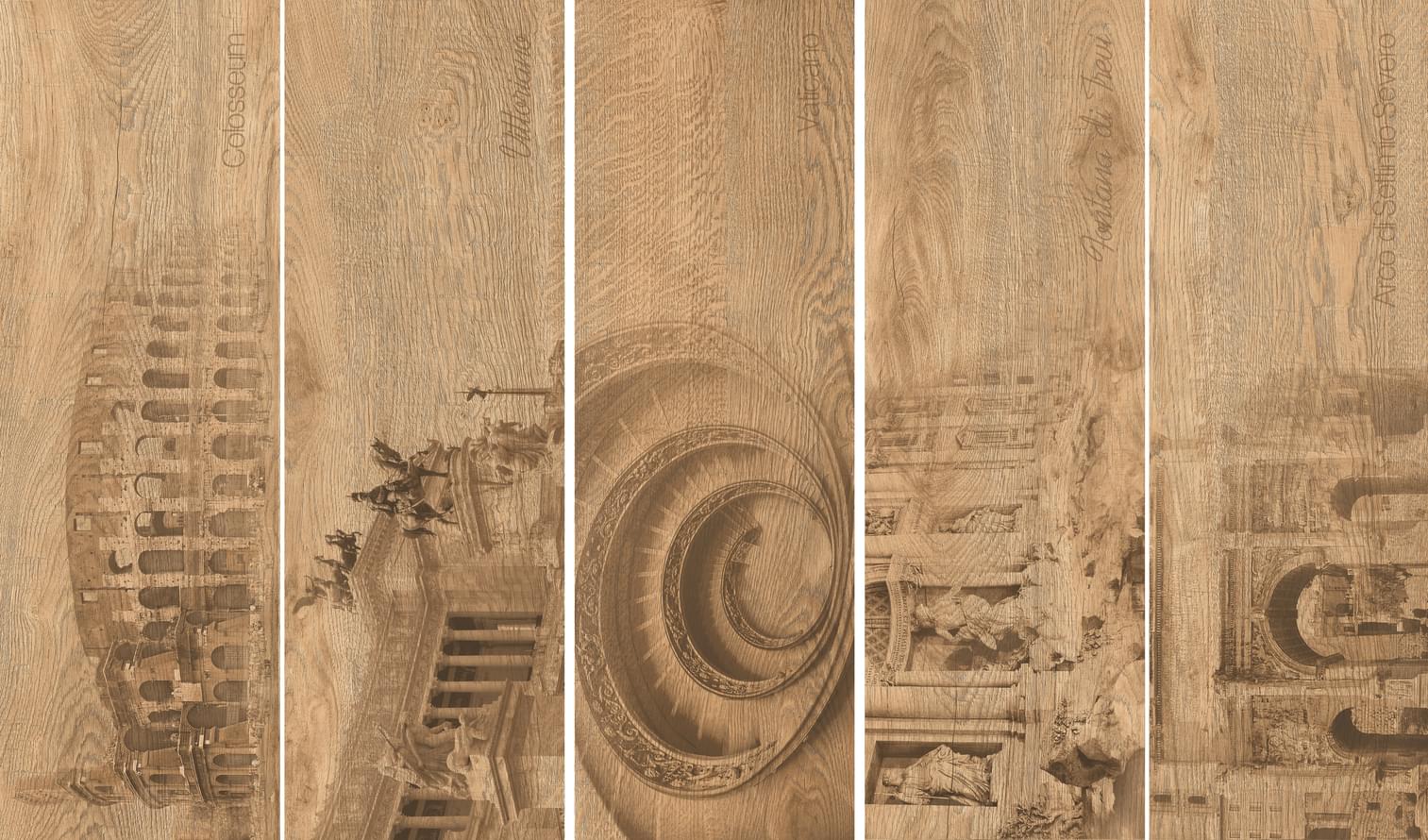Декор напольный Italian Wood Медовый G-251/SR/d01 20x60