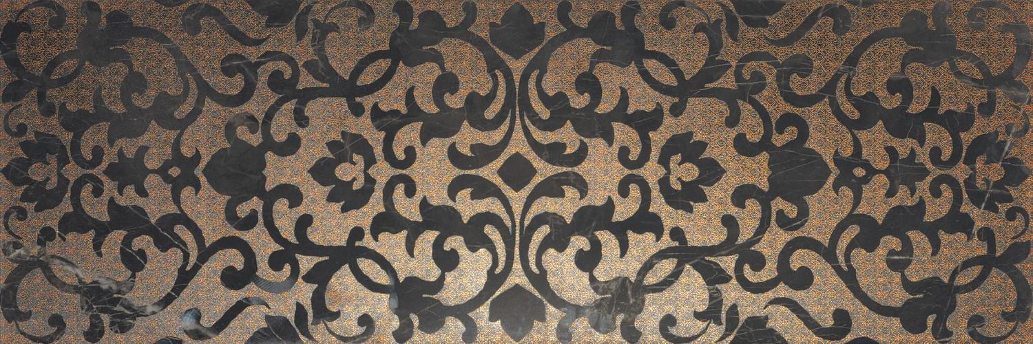 Декор Marvel Noir St. Laurent Brocade 30,5x91,5
