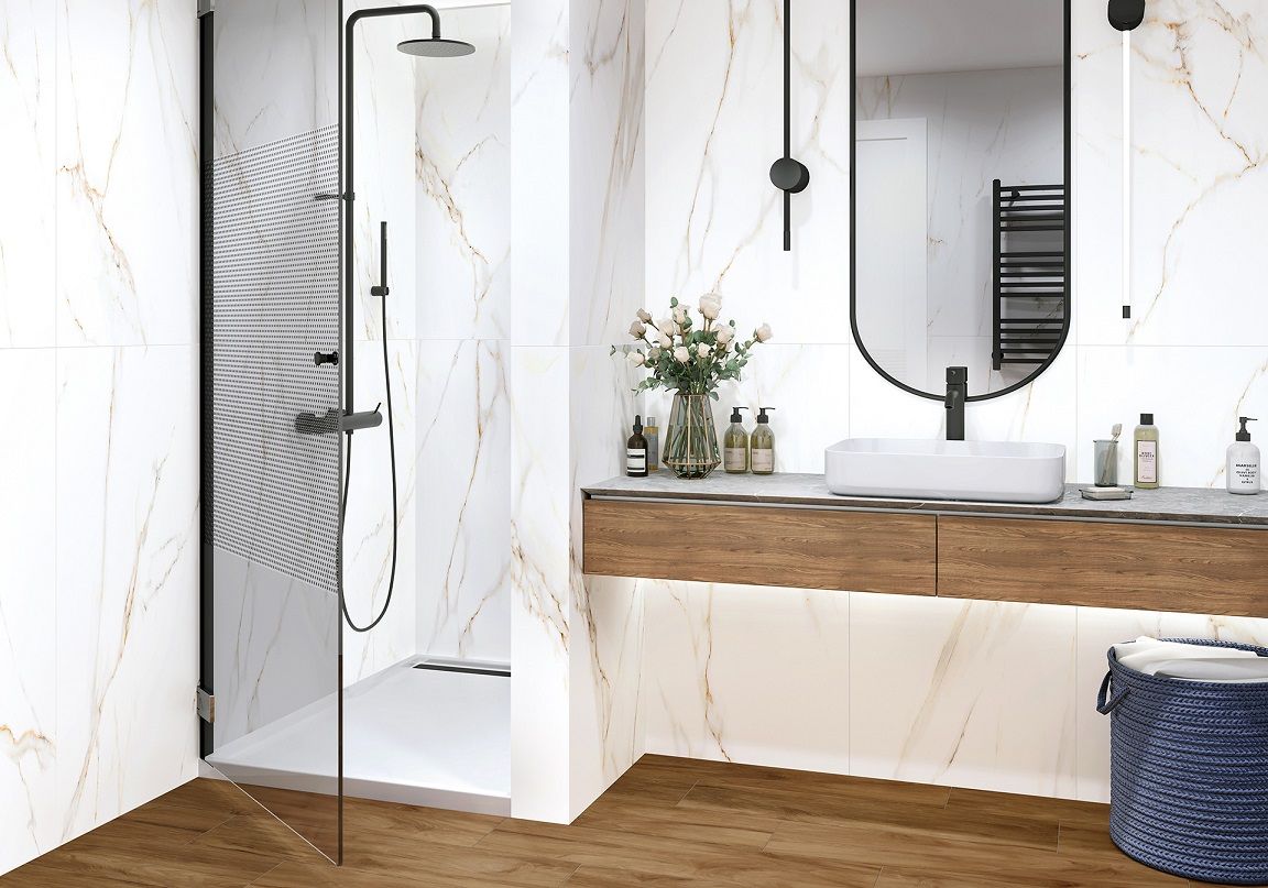 Extra Calacatta Белый GFA114ECL04R Матовый Керамогранит 57x114