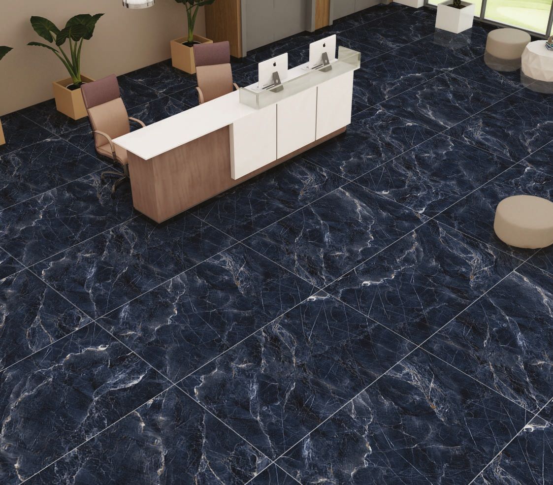 Flint Blue HighGlossy MPL-033225 Глянцевый Керамогранит 60x120