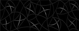 Декор Vela Nero Stella 20,1x50,5
