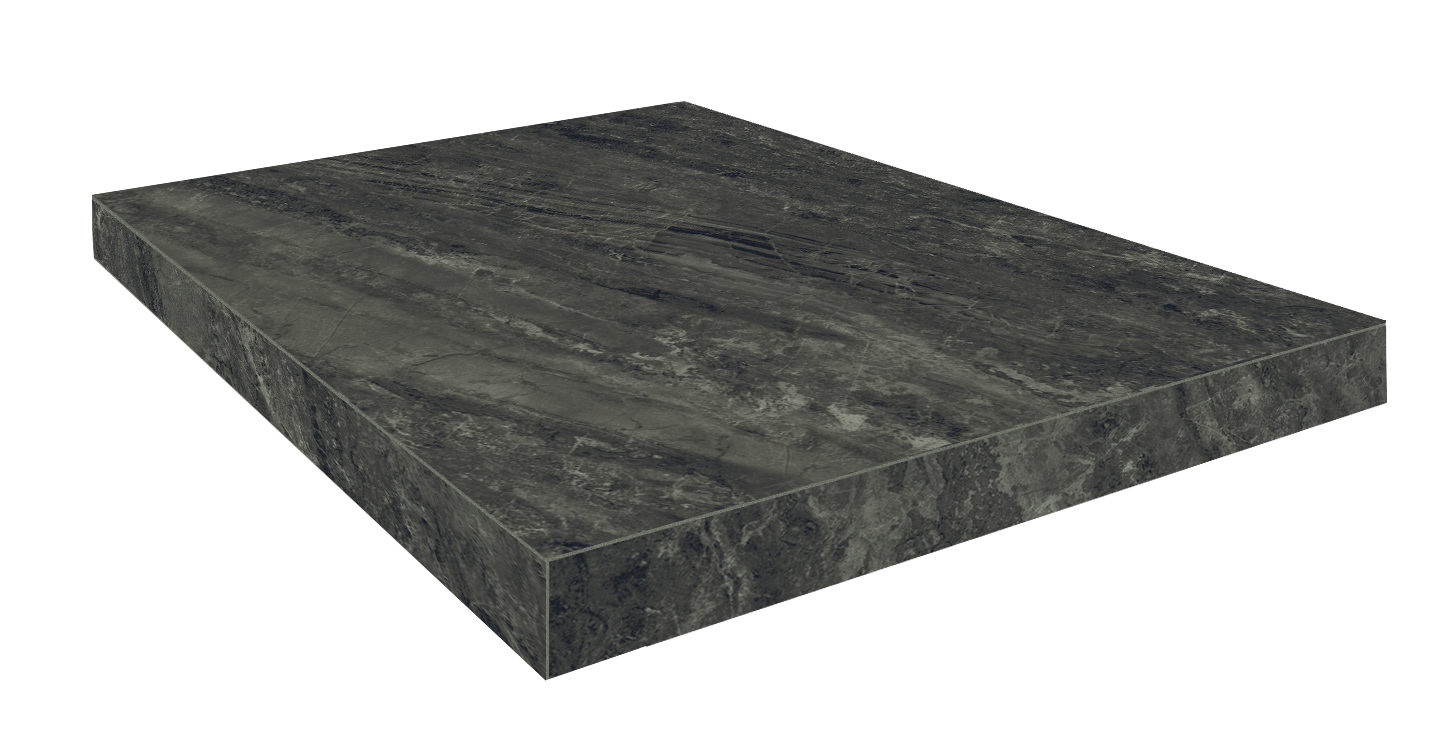 Ступень Угловая Флоренция Черный Правая / Flrenze Nero 33x45