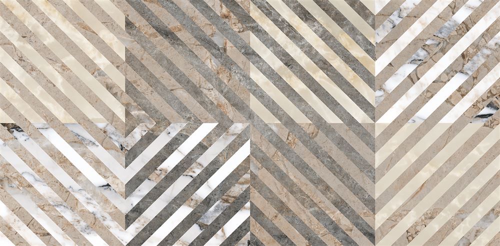 Marble-X Декор Геометрический Микс Лаппато Ректификат K949797LPR Керамогранит 30x60
