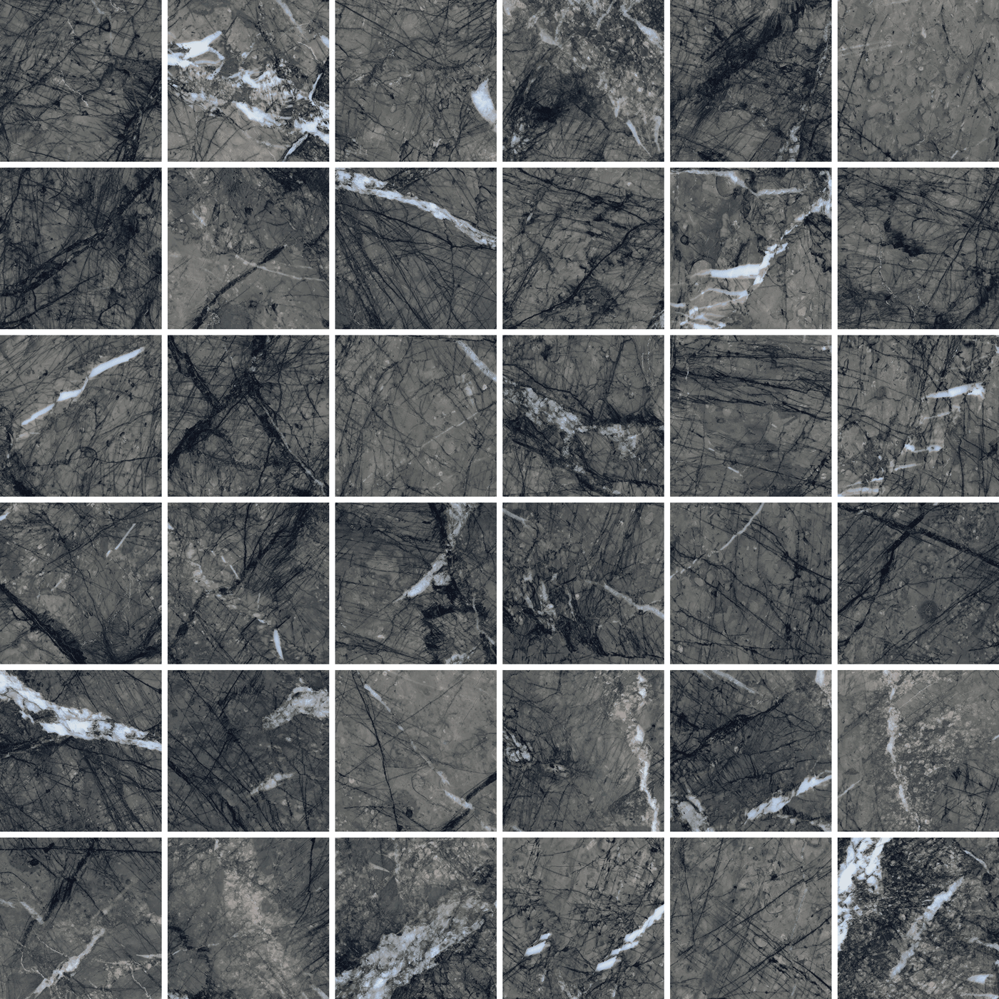 Декор-мозаика Уффици Блэк Мозаика / Uffizi Black Mosaico 30x30