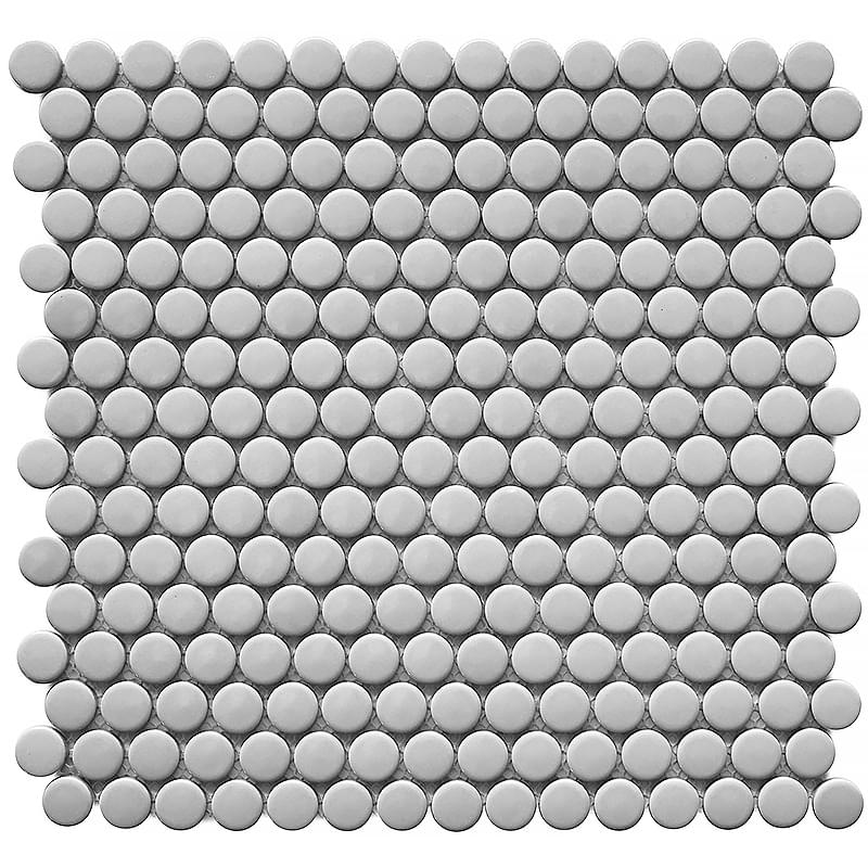 Мозаика Homework Penny Round Dark Grey JNK82021 30,9x31,5