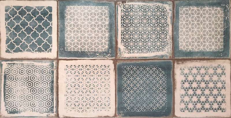 Toscana Blue Deco Керамогранит 20x20