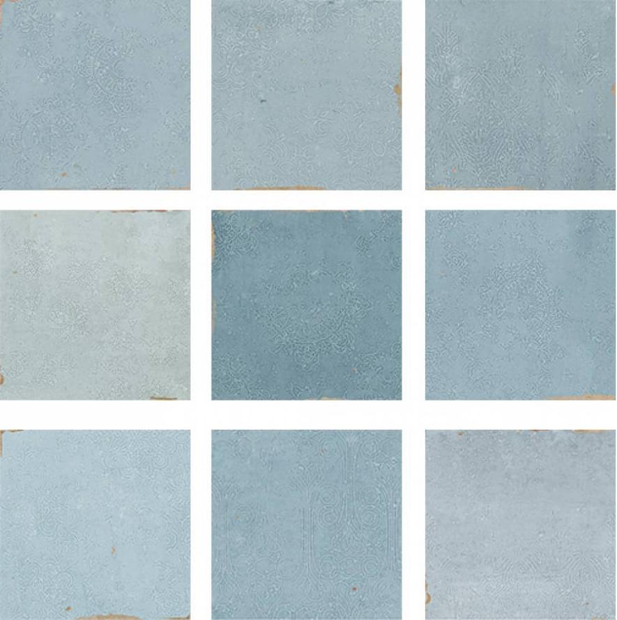Mestizaje Zellige Decor Aqua 12,5x12,5