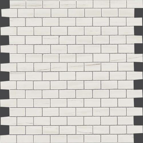 Мозаика Marvel Bianco Dolomite Mosaico Lappato Burattato 29,8x29,8