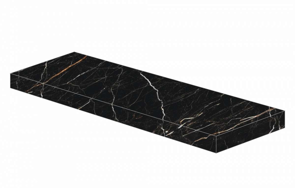 Ступень угловая правая Allure Imperial Black Scalino Angolare Dx 33x80