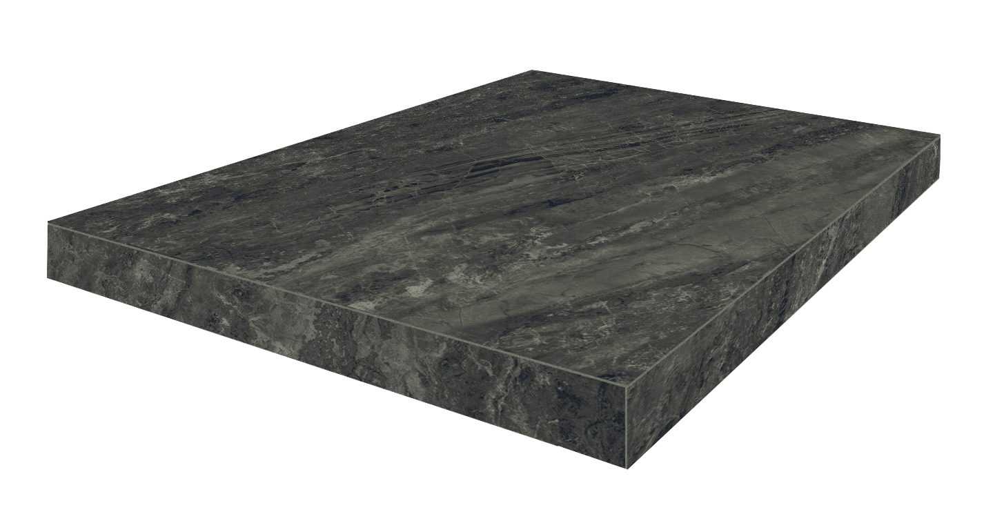 Ступень угловая левая Флоренция Чёрный / Firenze Nero Scal.90 Ang.Sx 33x90