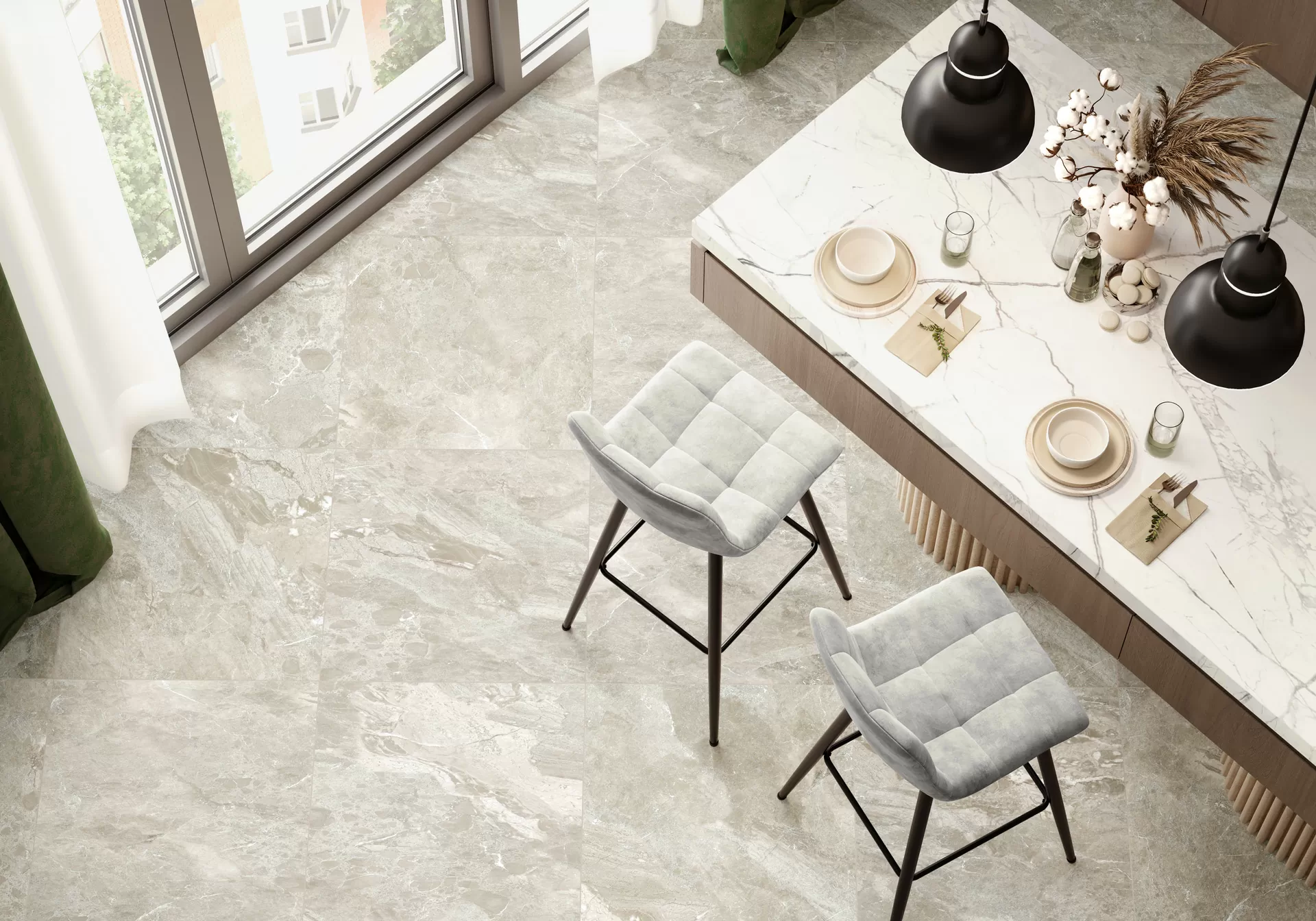 Greiny Dark 6060GRY99 Лаппатированный Керамогранит 60x60