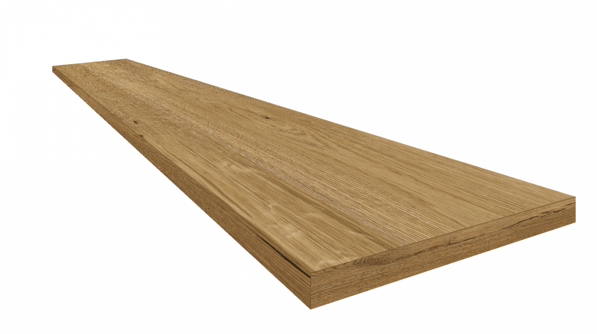 Ступень угловая правая Натура Нат / Natura Nut Scal.120 Ang.Dx 33x120