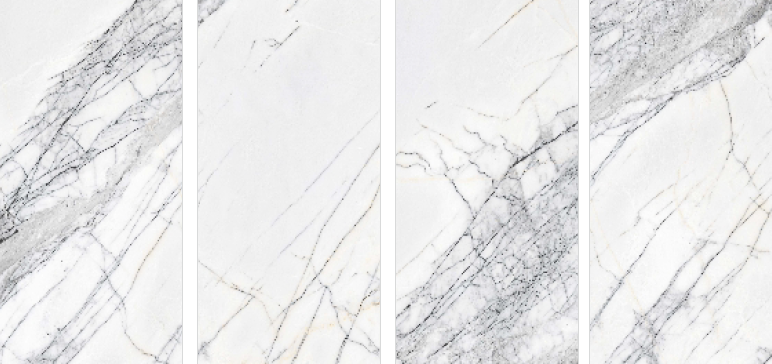 Spider White Glossy MPL-032542 Глянцевый Керамогранит 60x120
