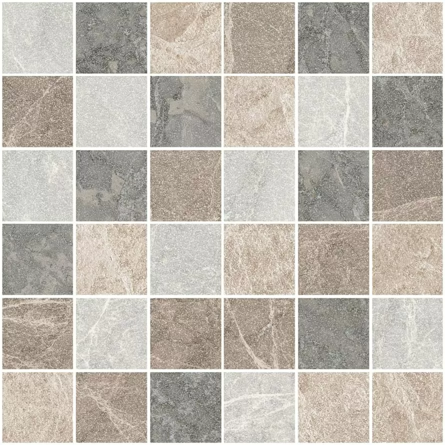 Мозаика Marmostone Микс Лаппато (5x5) K9513648LPR1VTE0 30x30