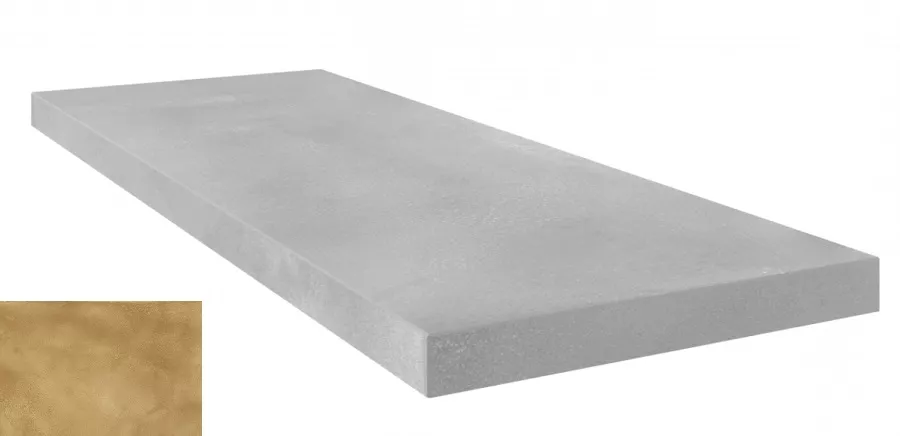 Ступень угловая левая Линтате Голден / Linate Golden Scal.90 Ang.Sx 33x90