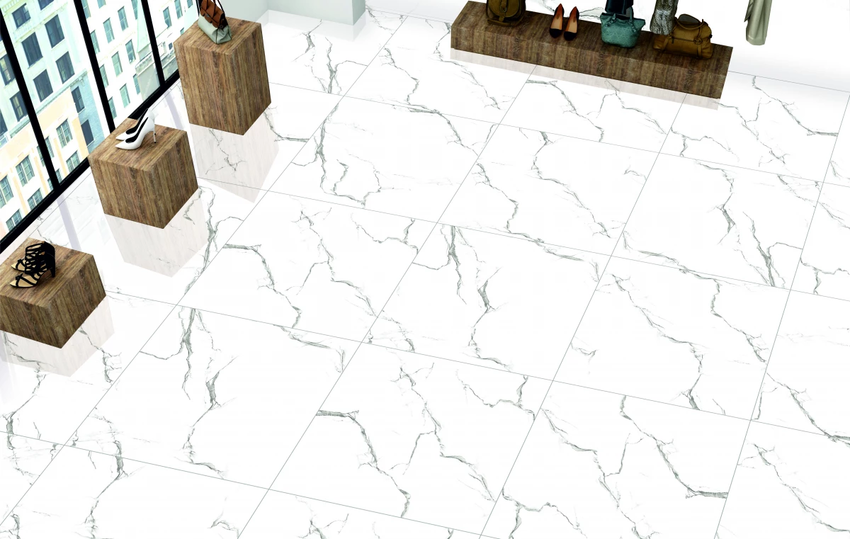 Glossy Gemini White 6203737 Глянцевый Керамогранит 60x60