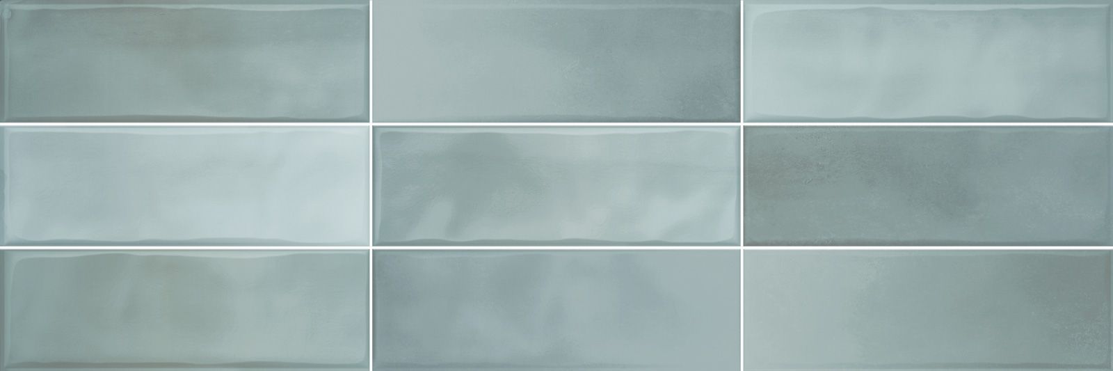Style Зелёный Кирпич TWU11STL101 Глянцевая Рельефная 20x60