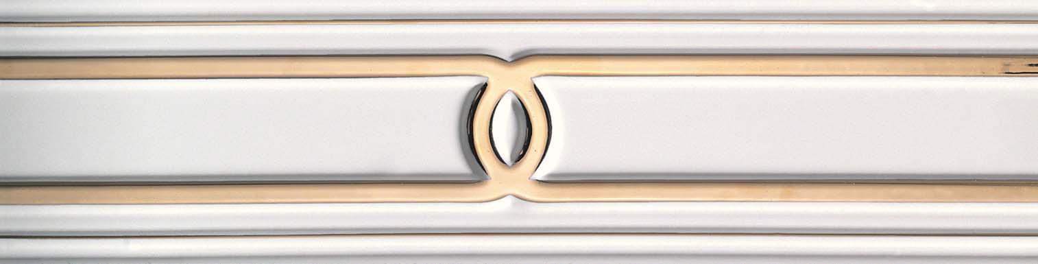 Бордюр Marvel Gold White 7,8x30,5
