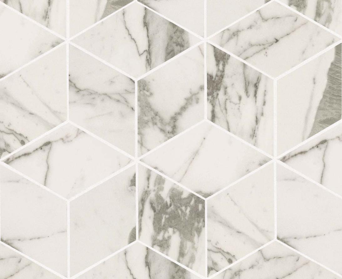 Мозаика Marvel Statuario Select Mosaico Esagono Lappato 30x35
