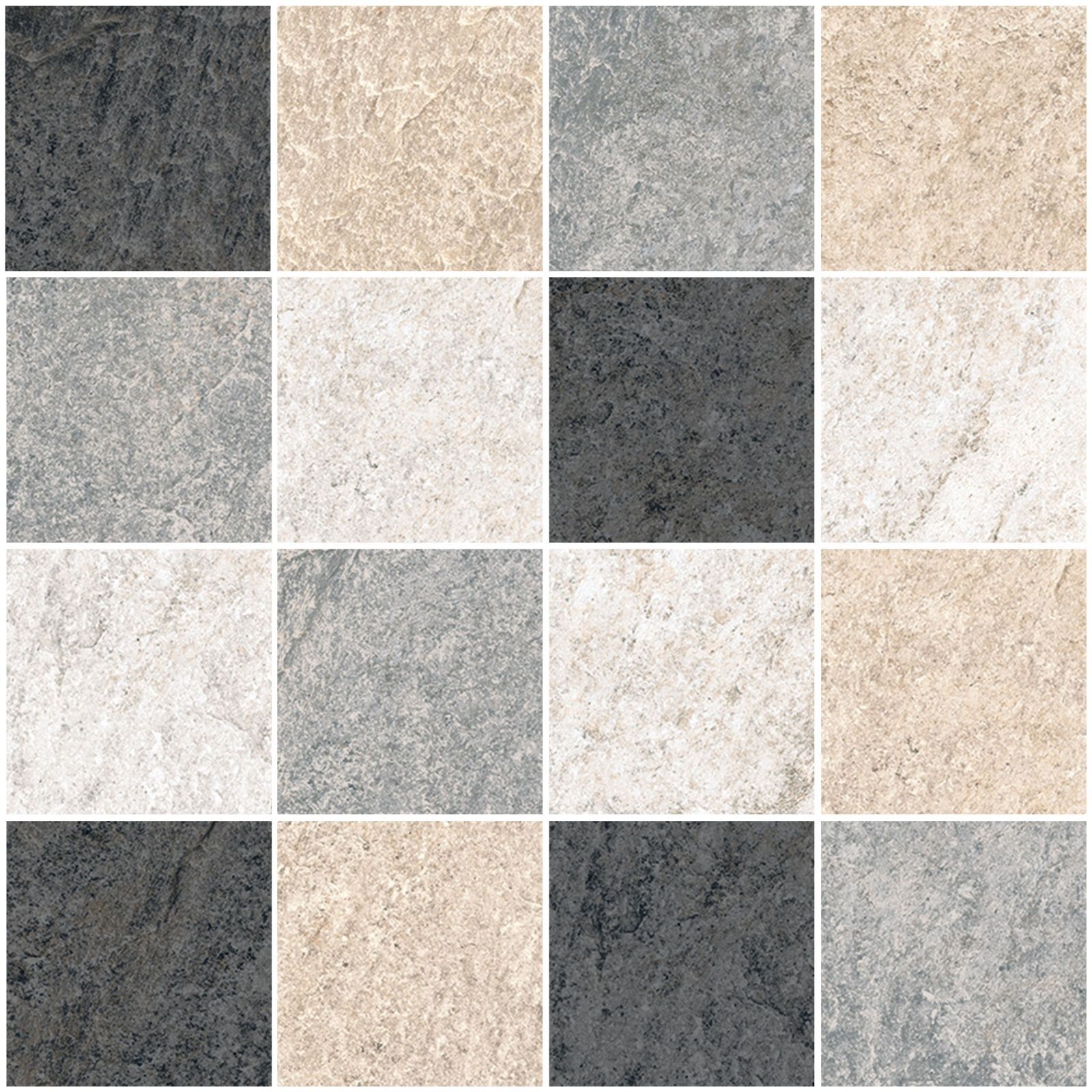 Мозаика Quarstone Микс Матовый 7,5x7,5