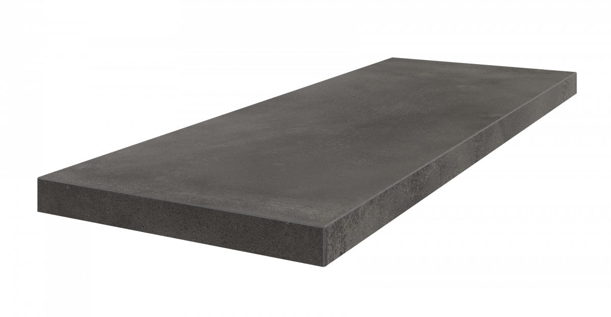 Ступень угловая правая Линтате Браун / Linate Brown Scal.90 Ang.Dx 33x90