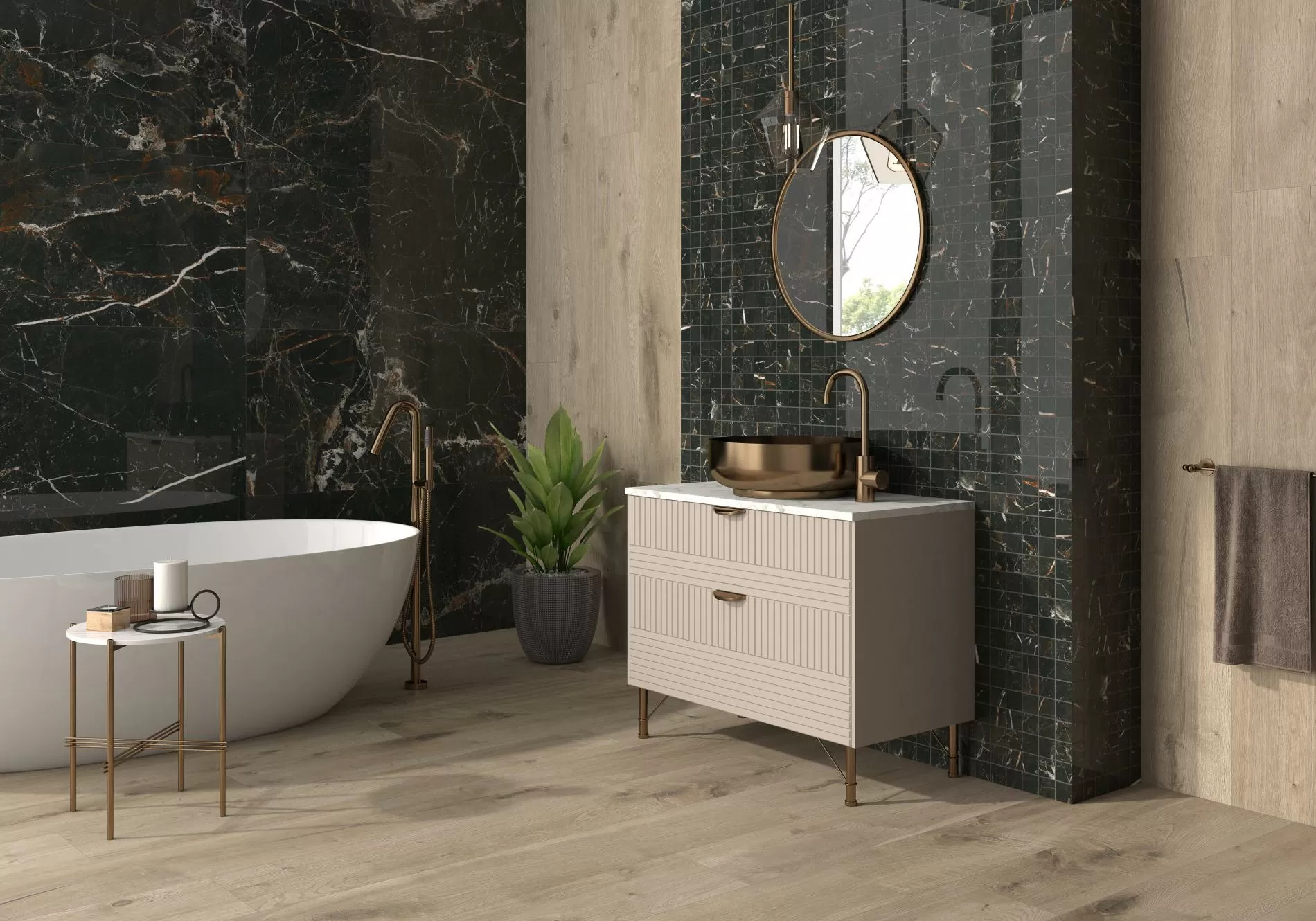 Cr. Lux Laurants Brown Pul. Rect. Керамогранит 120x260