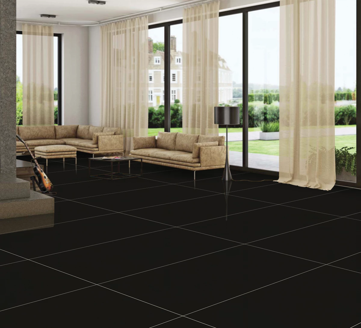 High Glossy Jade Black 6041214 Полированный Керамогранит 60x120