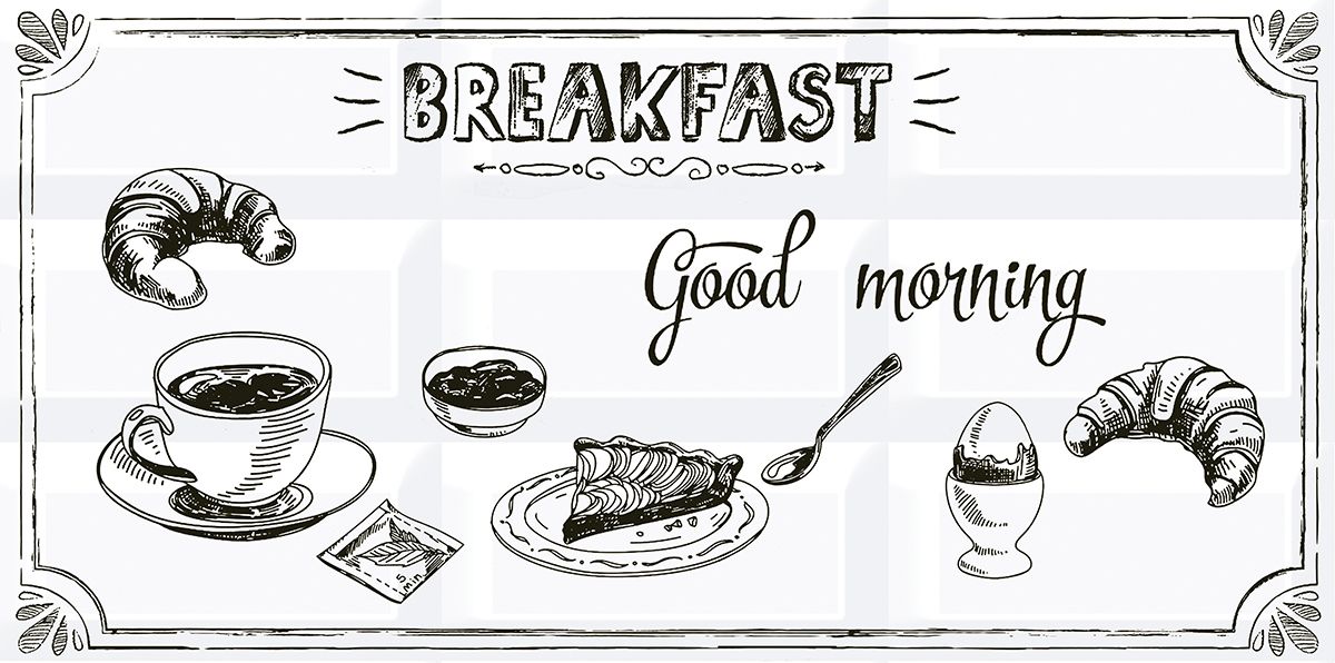 Декор Вог Breakfast 1 20,1x40,5