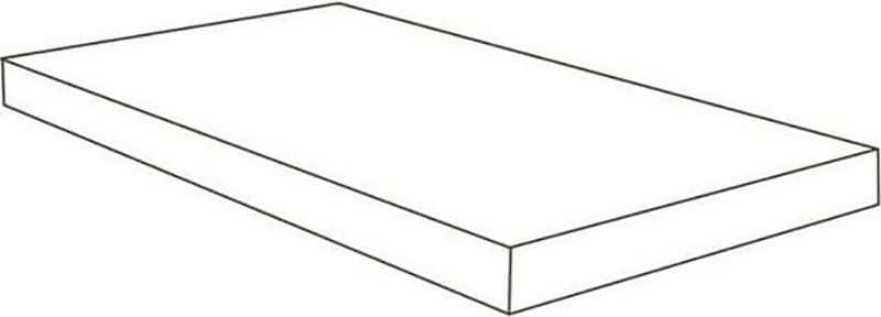Ступень угловая левая Drift White Scalino Angolare Sx 620070001322 33x60