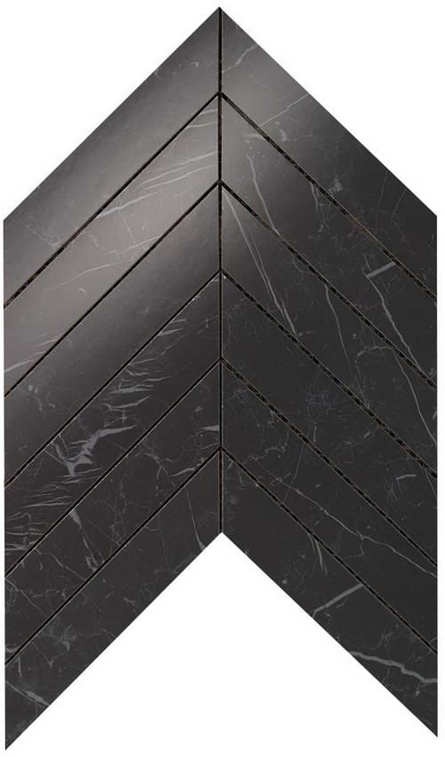 Мозаика Marvel Nero Marquina Chevron Wall 25x30,5
