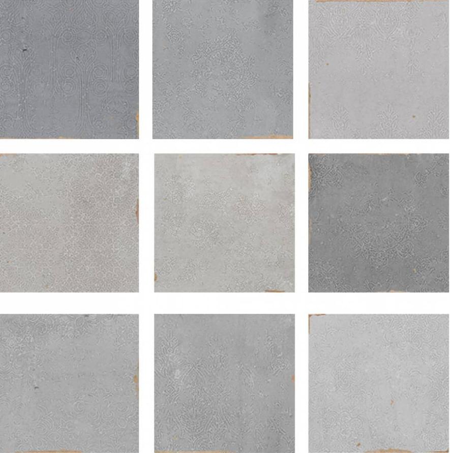 Mestizaje Zellige Decor Grey 12,5x12,5