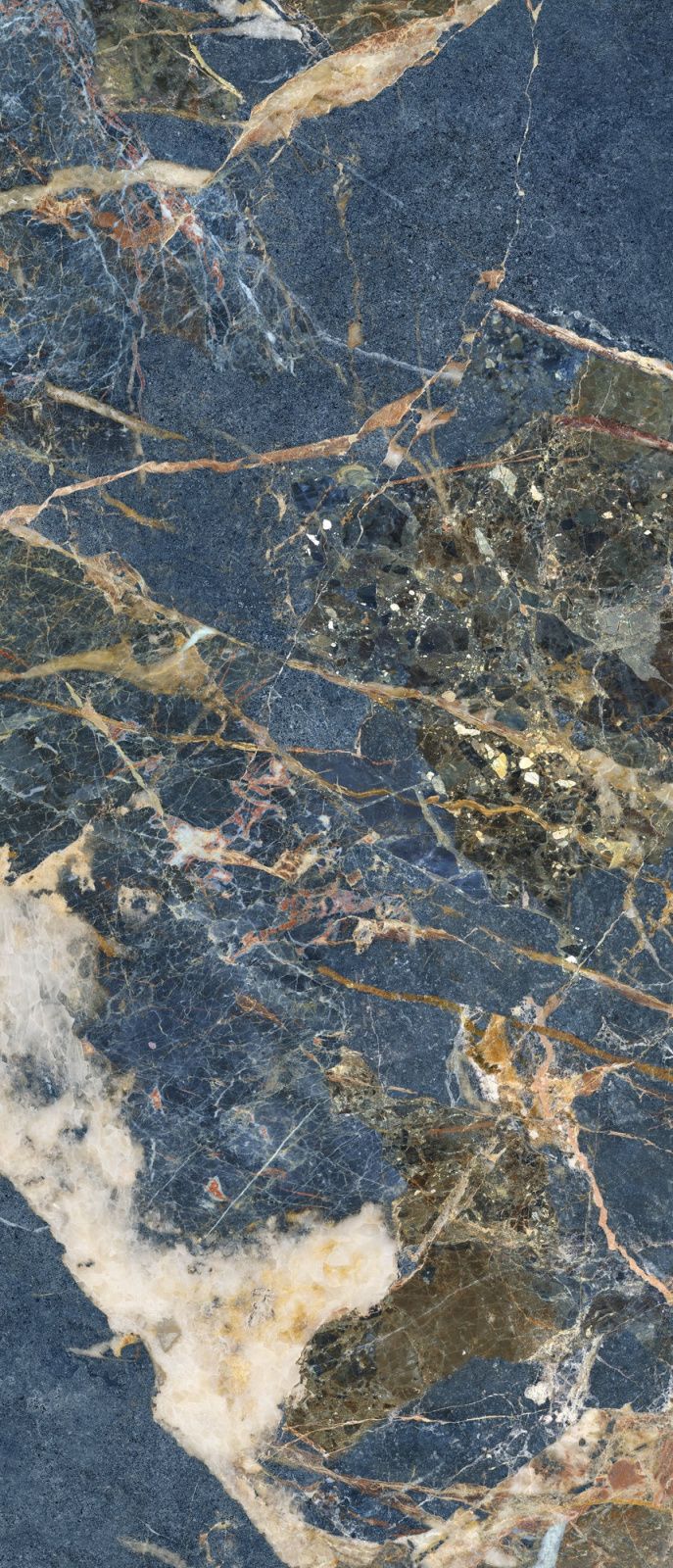 Icaro Blue Marble A039588 Полированный Керамогранит 120x280
