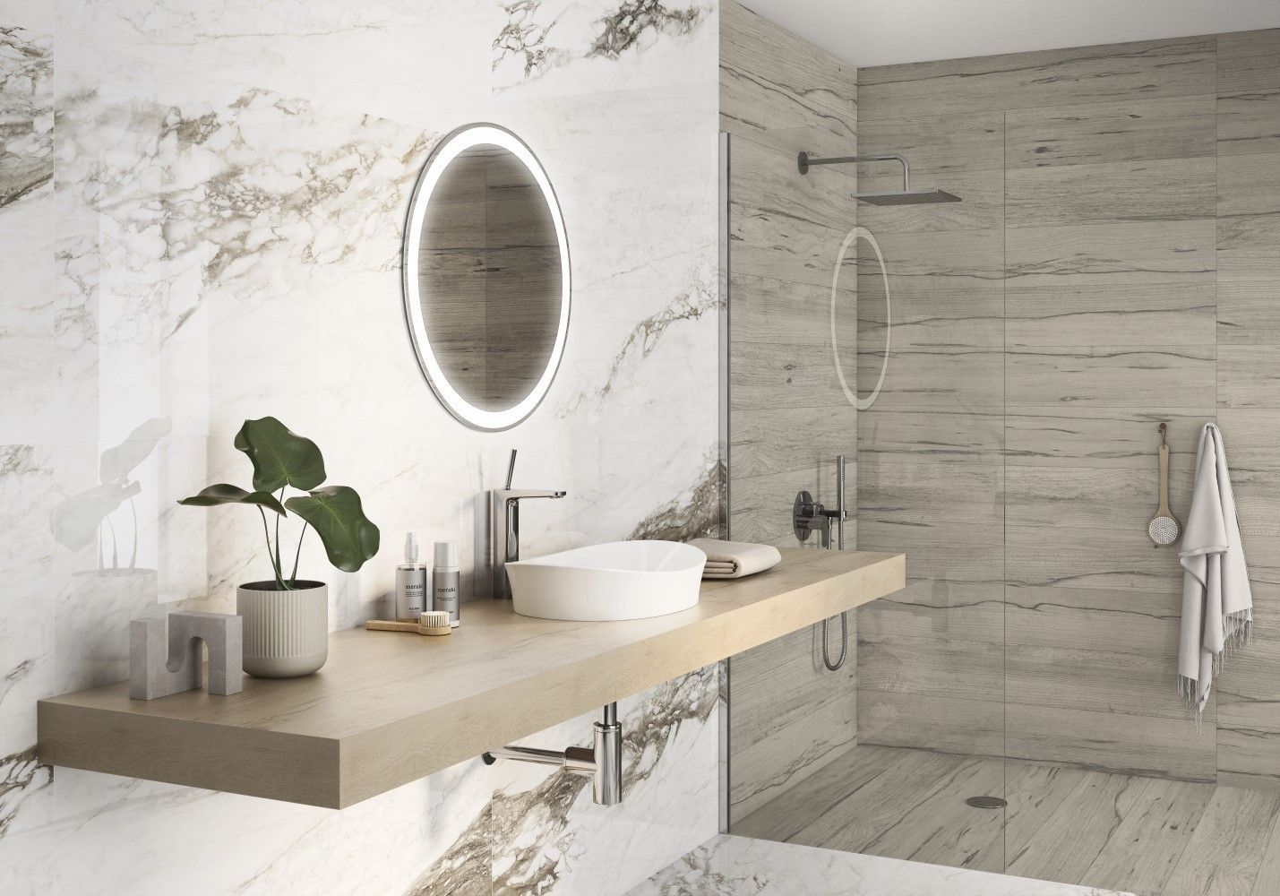 Marble Calacata Renior R Pulido Керамогранит 60x120