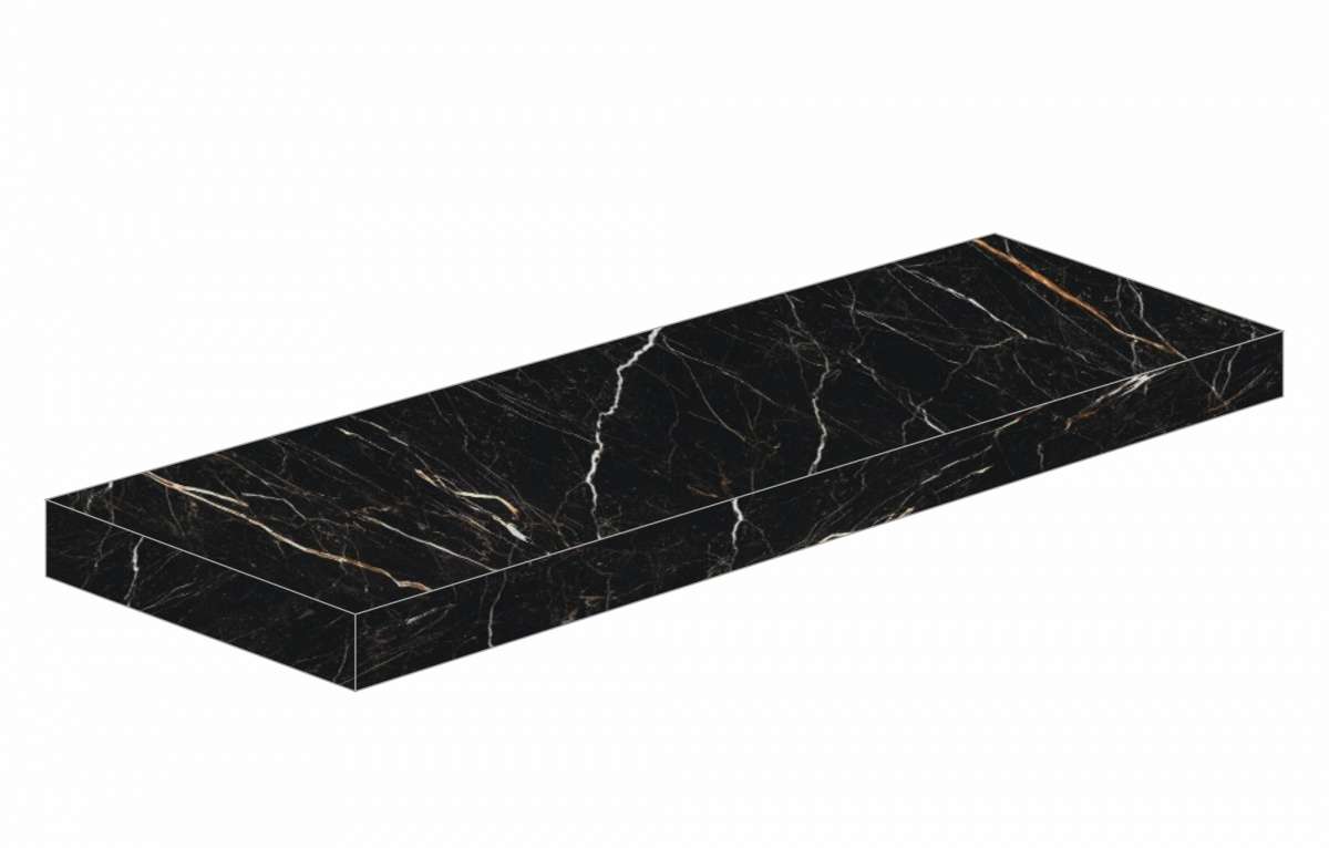 Ступень угловая левая Allure Imperial Black Scalino Angolare Sx 33x80