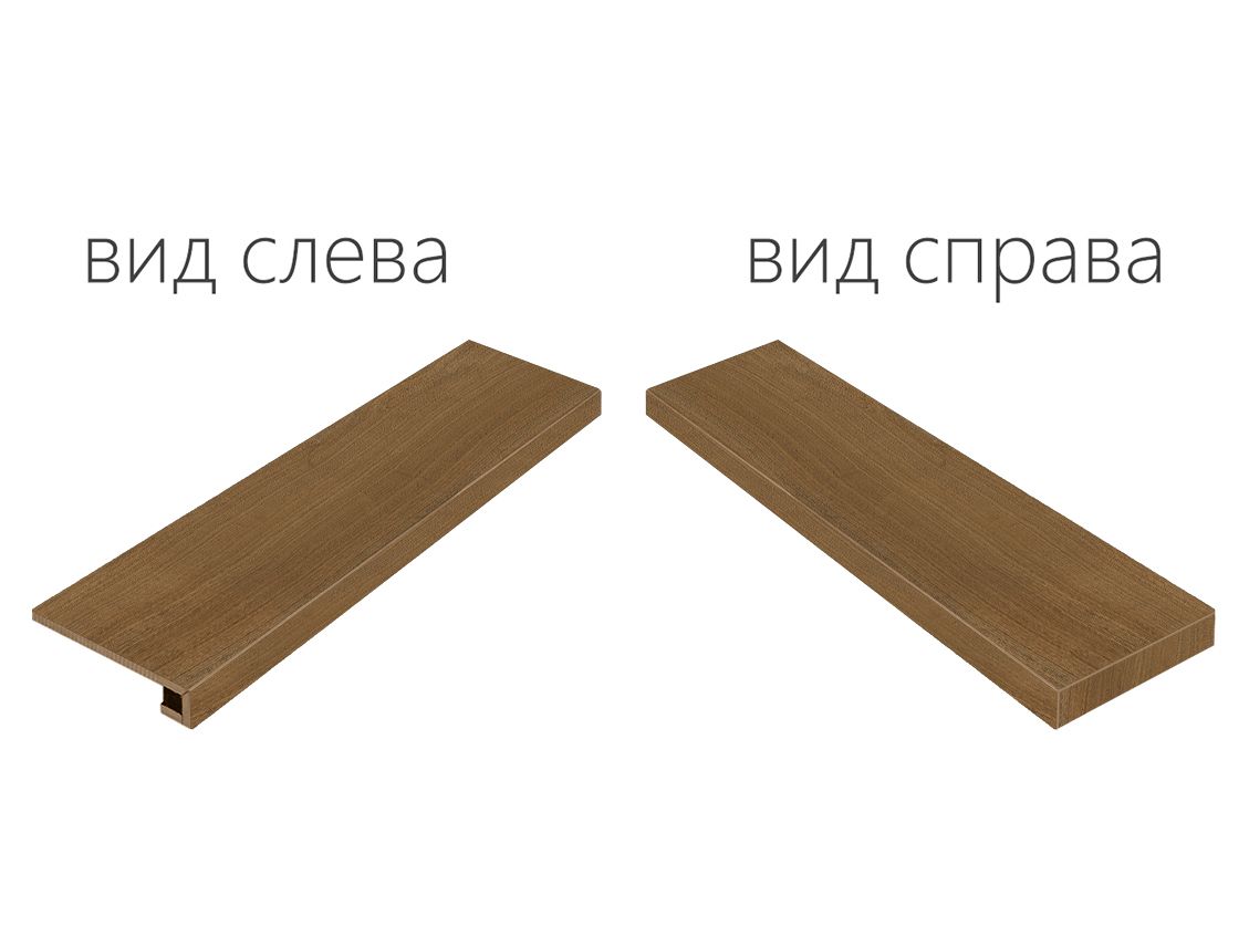 Ступень угловая правая Element Wood Mogano 620070000778 33x120
