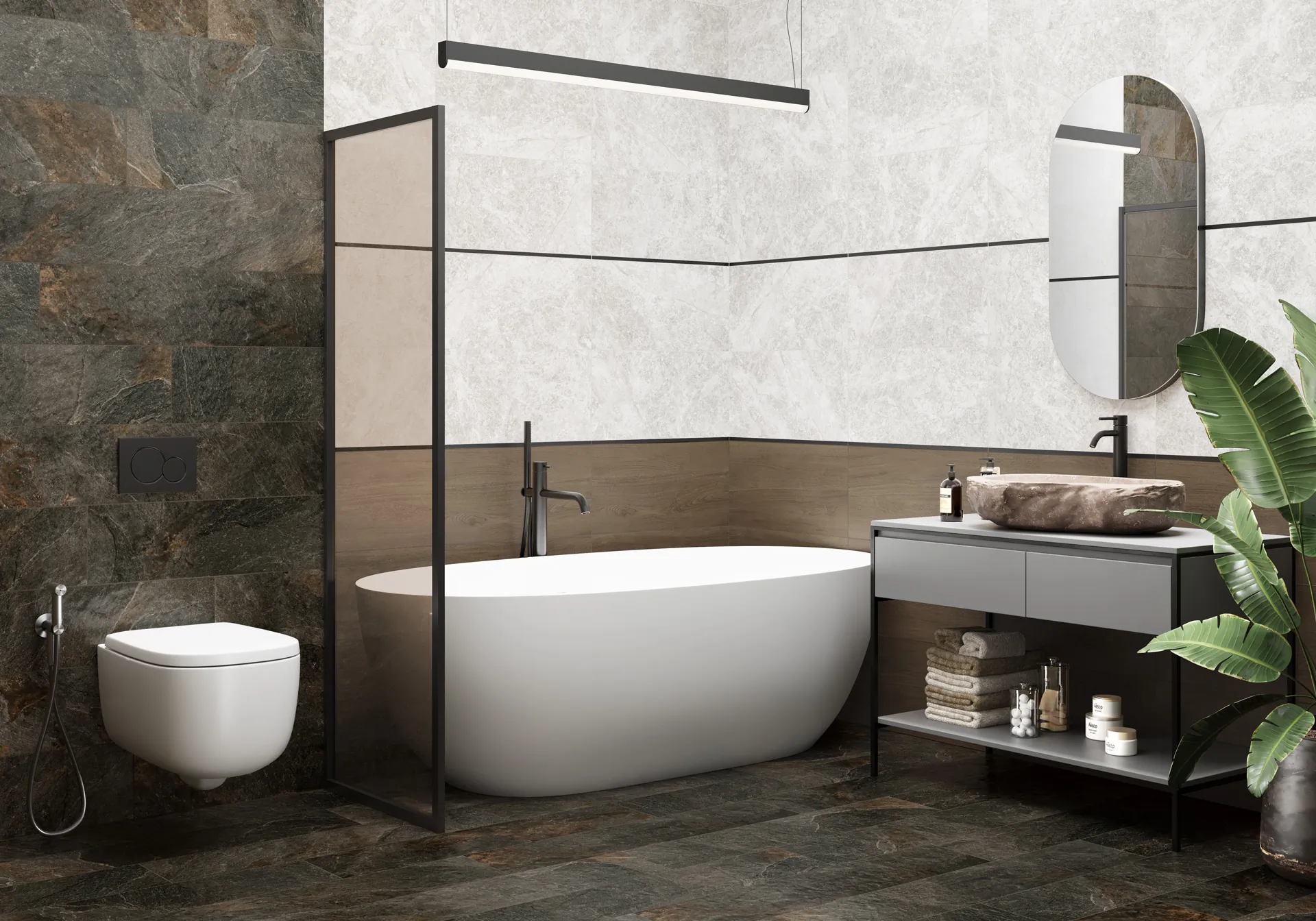 Walnut Dark D120248M Матовый Керамогранит 60x120