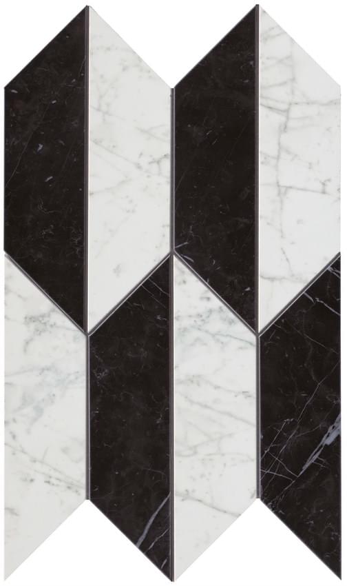 Мозаика Marvel Half Hex Cold Lappato 33x48,3