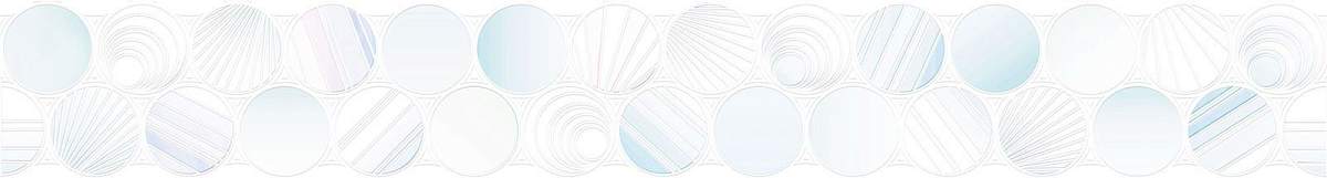 Бордюр Bolle Белый BWU53BOL001 Глянцевый 6,7x50