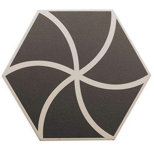 Fancy Waves Graphite Керамогранит 20x23