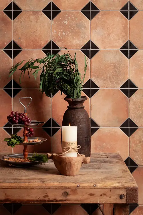 FS Nonna Black Decor LT 41563 Матовая 45,2x45,2