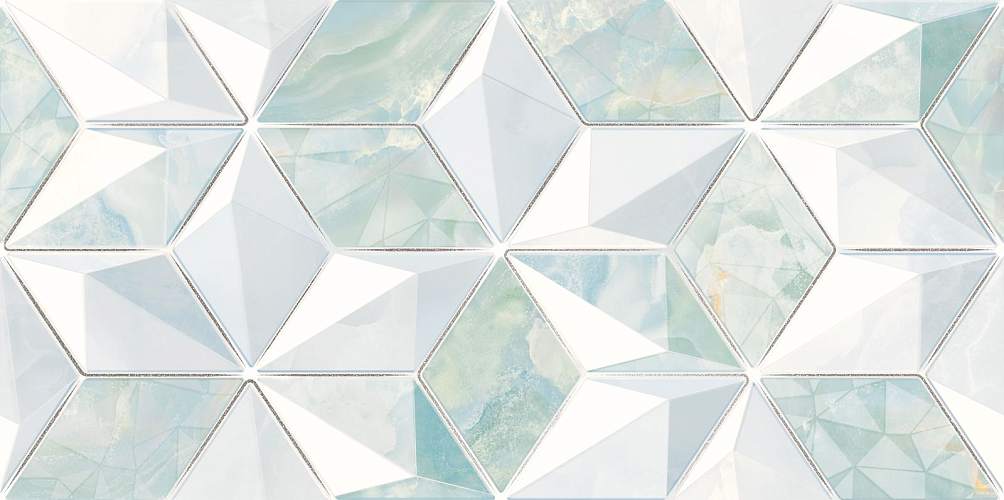 Декор Nevada Голубой DWU09NVD006 Глянцевый 24,9x50