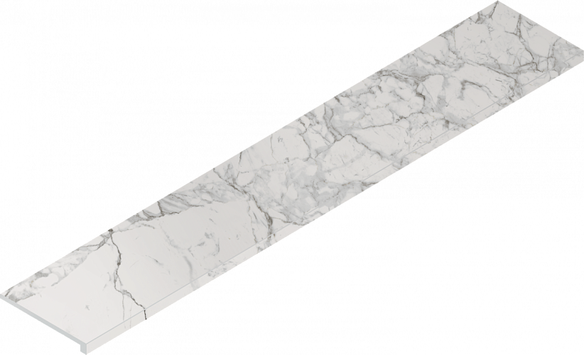 Ступень угловая правая Charme Evo Statuario Scal.160 Ang.Dx 620070001444 33x160