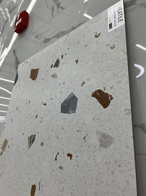 Terrazzo Pastel 9mm Carving Керамогранит 60x120