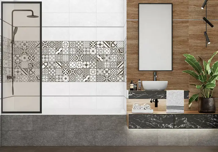 Boho Белый TWU2550BOH07 Матовая 24,9x50