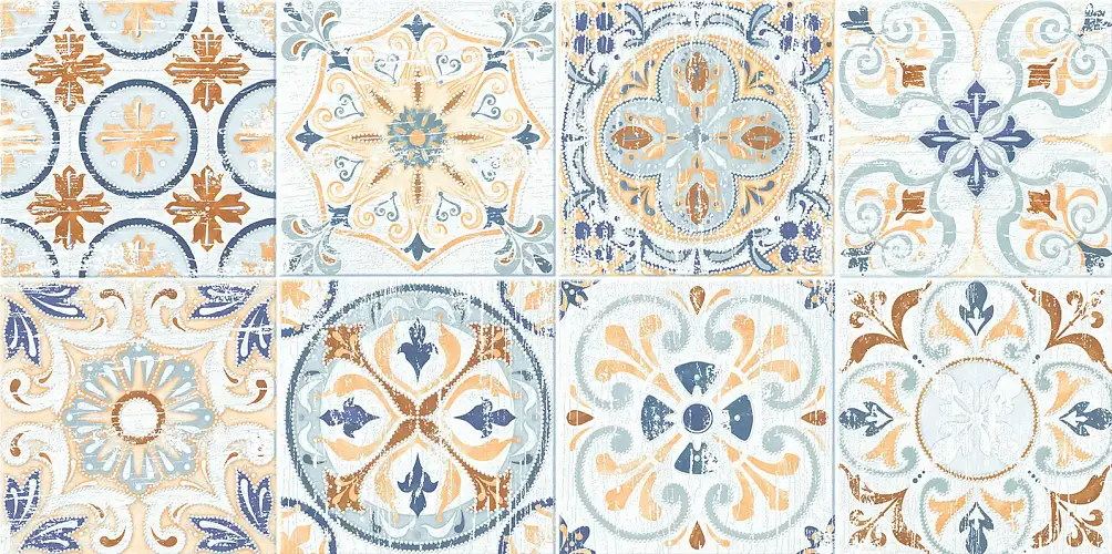 Portland Mix WT9POT55 Матовая Рельефная 24,9x50