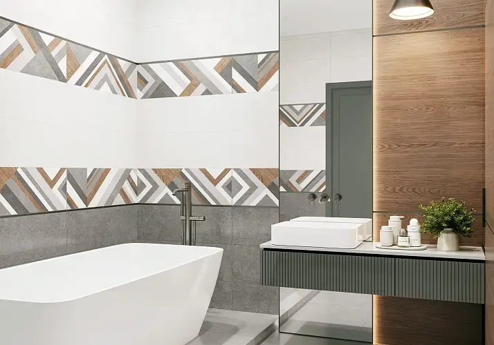 Stereo Серая TWU3090STO70R Матовая 30x90