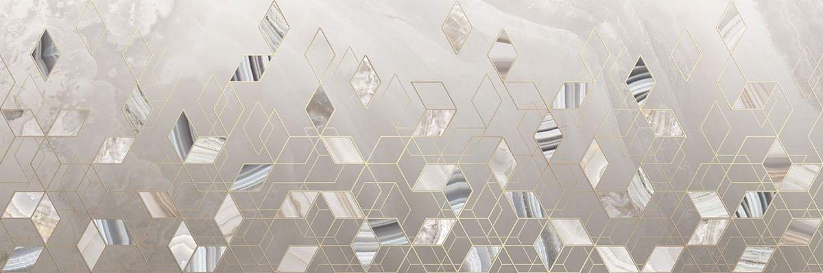 Декор Riola Коричневый DWU12RLA04R Глянцевый 24,6x74