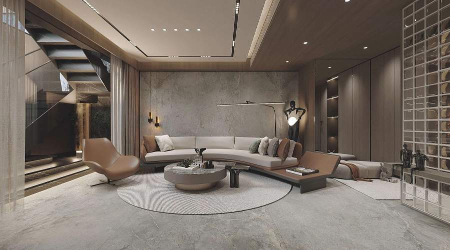 Qupiya Матовый Рельефный Керамогранит 60x120