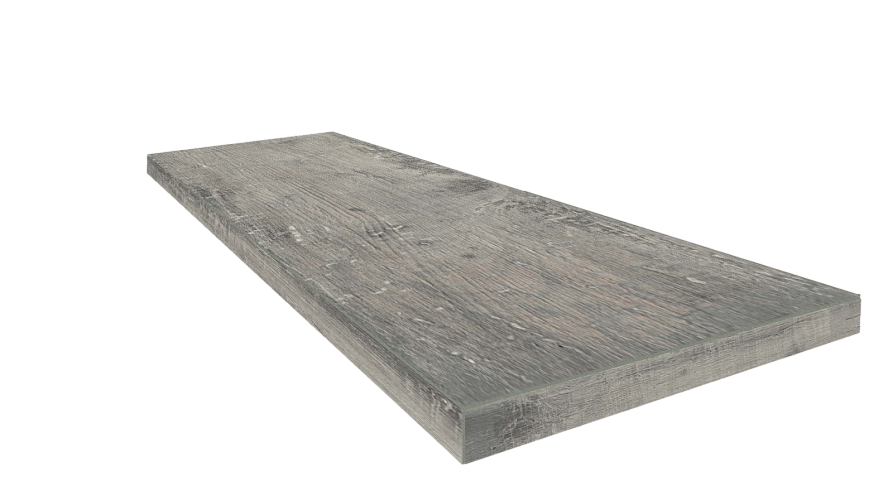 Ступень угловая Брента Грей Правая / Brenta Grey 33x90