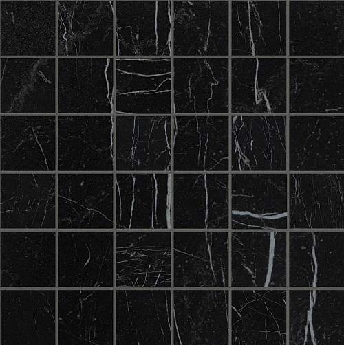 Мозаика Roma Diamond Nero Reale Macromosaico 30x30